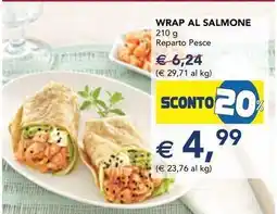 Esselunga Wrap al salmone offerta