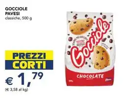 Esselunga Gocciole PAVESI classiche offerta