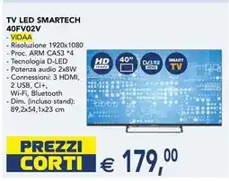 Esselunga TV LED SMARTECH 40FV02V offerta