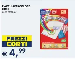 Esselunga L'acchiappacolore GREY offerta