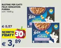 Esselunga Bustine per gatti felix sensation PURINA offerta