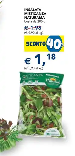 Esselunga Insalata misticanza naturama offerta
