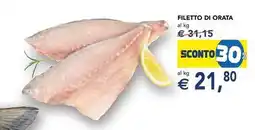 Esselunga Filetto di orata offerta