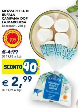 Esselunga Mozzarella di bufala campana dop LA MARCHESA offerta