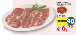 Esselunga Collo di suino senz'osso a fette offerta