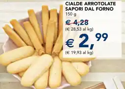 Esselunga Cialde arrotolate sapori dal forno offerta