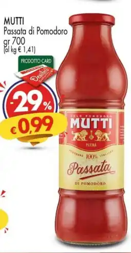 Despar MUTTI Passata di Pomodoro offerta