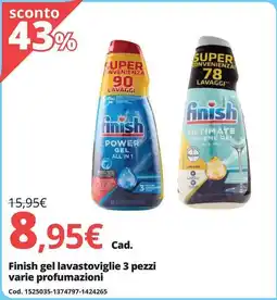 Brico Io Finish gel lavastoviglie offerta