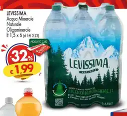 Despar LEVISSIMA Acqua Minerale Naturale Oligominerale offerta