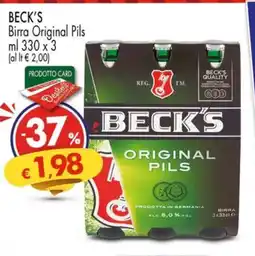 Despar BECK'S Birra Original Pils offerta