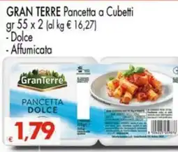 Despar GRAN TERRE Pancetta a Cubetti offerta