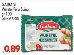 Despar GALBANI Wurstel Puro Suino offerta