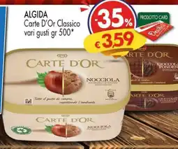 Despar ALGIDA Carte D'Or Classico vari gusti offerta