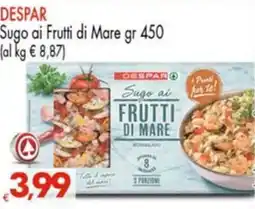 Despar DESPAR Sugo ai Frutti di Mare offerta