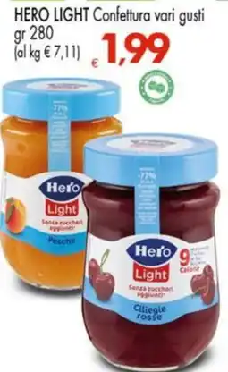 Despar HERO LIGHT Confettura vari gusti offerta
