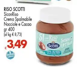 Despar RISO SCOTTI SiconRiso Crema Spalmabile Nocciole e Cacao offerta