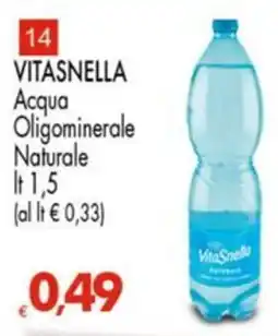 Despar VITASNELLA Acqua Oligominerale Naturale offerta