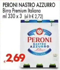 Despar PERONI NASTRO AZZURRO Birra Premium Italiana offerta