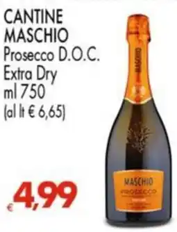 Despar CANTINE MASCHIO Prosecco D.O.C. Extra Dry offerta