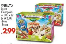 Despar VALFRUTTA Succo Triangolini offerta