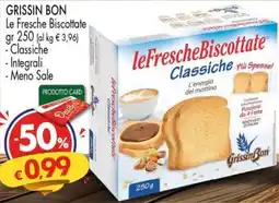 Despar GRISSIN BON Le Fresche Biscottate offerta