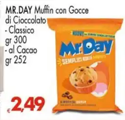 Despar MR.DAY Muffin con Gocce di Cioccolato offerta