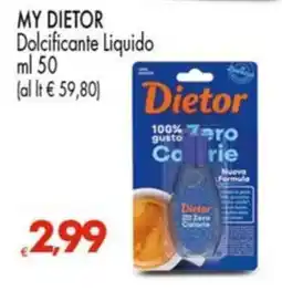 Despar MY DIETOR Dolcificante Liquido offerta