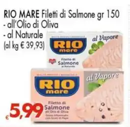 Despar RIO MARE Filetti di Salmone offerta