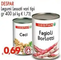 Despar DESPAR Legumi Lessati vari tipi offerta
