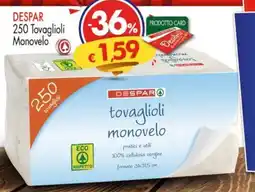 Despar DESPAR 250 Tovaglioli Monovelo offerta