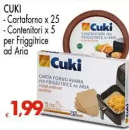 Despar CUKI -Cartaforno x 25 - Contenitori x 5 per Friggitrice ad Aria offerta