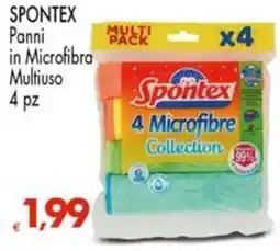 Despar SPONTEX Panni in Microfibra Multiuso 4 pz offerta