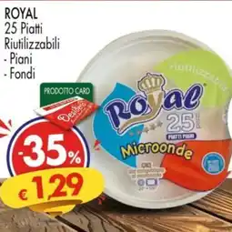 Despar ROYAL 25 Piatti Riutilizzabili offerta