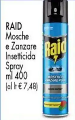 Despar RAID Mosche e Zanzare Insetticida Spray offerta