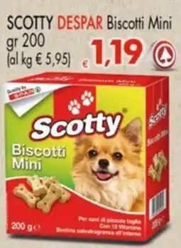 Despar SCOTTY DESPAR Biscotti Mini offerta