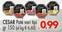 Despar CESAR Paté vari tipi offerta
