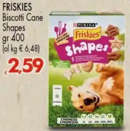 Despar FRISKIES Biscotti Cane Shapes offerta