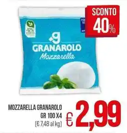 PrestoFresco Mozzarella GRANAROLO Mozzarella offerta