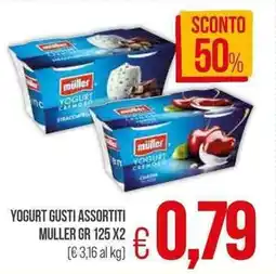 PrestoFresco Yogurt gusti assortiti MULLER offerta