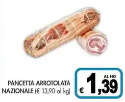PrestoFresco Pancetta arrotolata nazionale offerta