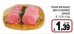 PrestoFresco Polpa per roast beef di bovino adulto offerta