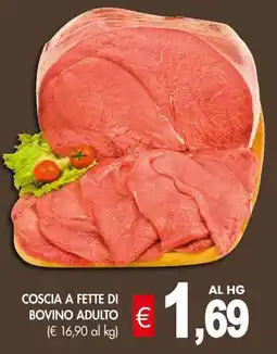 PrestoFresco Coscia a fette di bovino adulto offerta