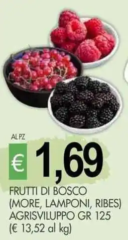 PrestoFresco Frutti di bosco (more, lamponi, ribes) agrisviluppo offerta