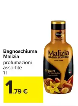 Carrefour Bagnoschiuma Malizia offerta