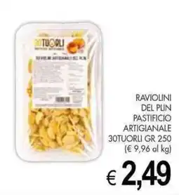 PrestoFresco Raviolini del plin pastificio artigianale 30TUORLI offerta