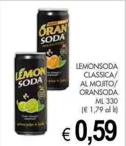 PrestoFresco Lemonsoda classica/ al mojito/ oransoda offerta