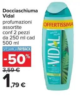 Carrefour Docciaschiuma Vidal offerta