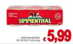 PrestoFresco Carne SIMMENTHAL offerta