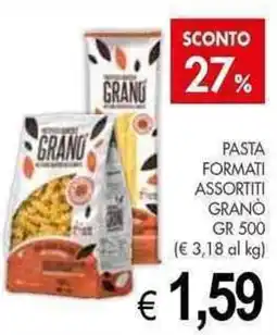 PrestoFresco Pasta formati assortiti GRANÒ offerta