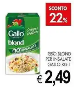 PrestoFresco Riso blond per insalate GALLO offerta